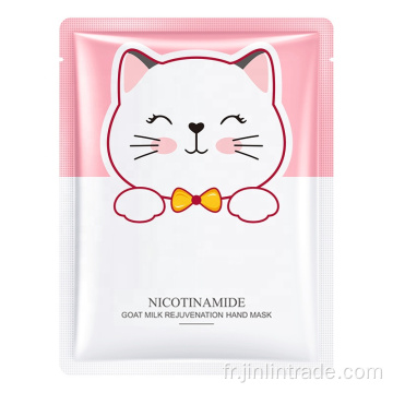 Beauté Nicotinamide Masque de blanchiment à la main de lait de chèvre